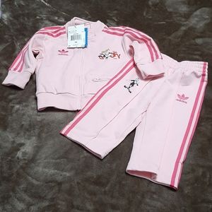 Girls Disney Adidas suit